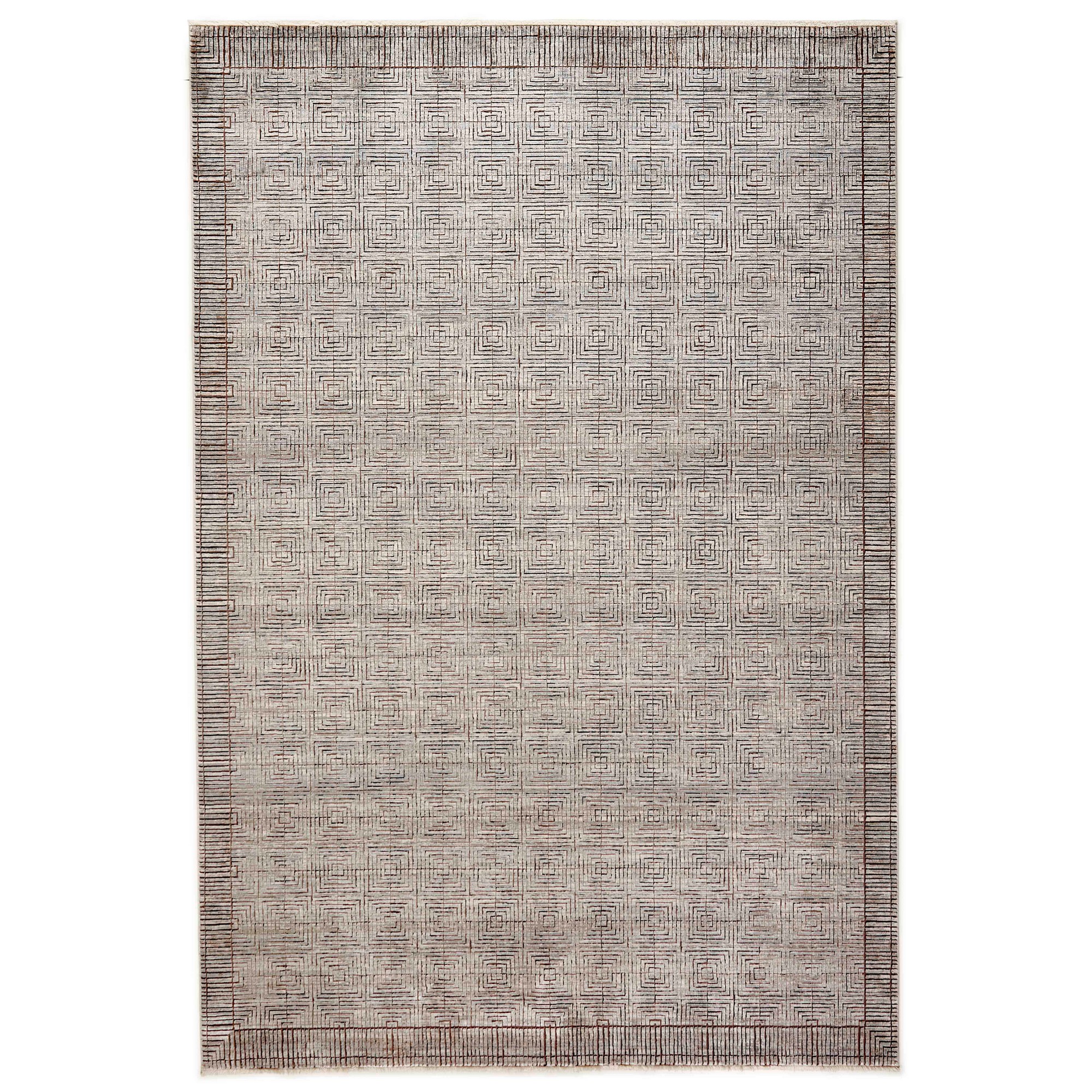 Soho Traditional Geometric Shhdj45d Sor31 Rug In Cream Blue